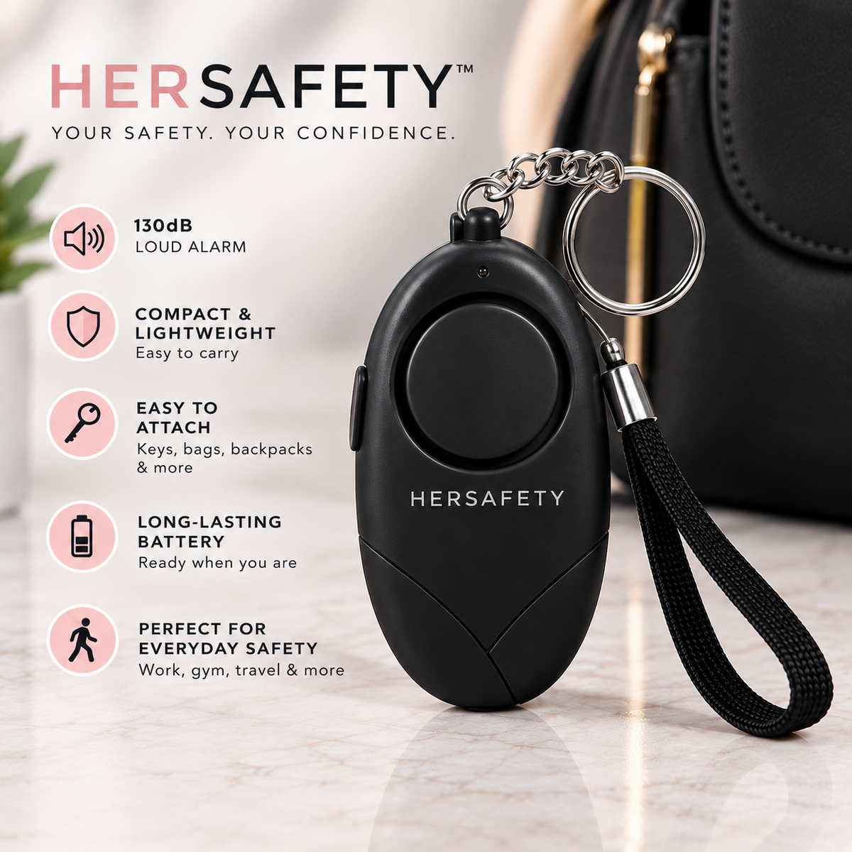 HerSafety Personal Alarm™