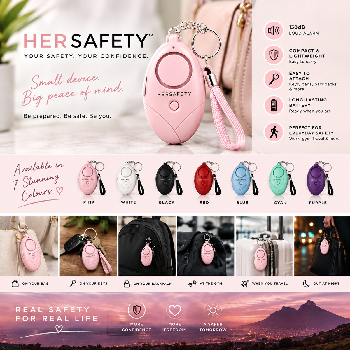 HerSafety Personal Alarm™